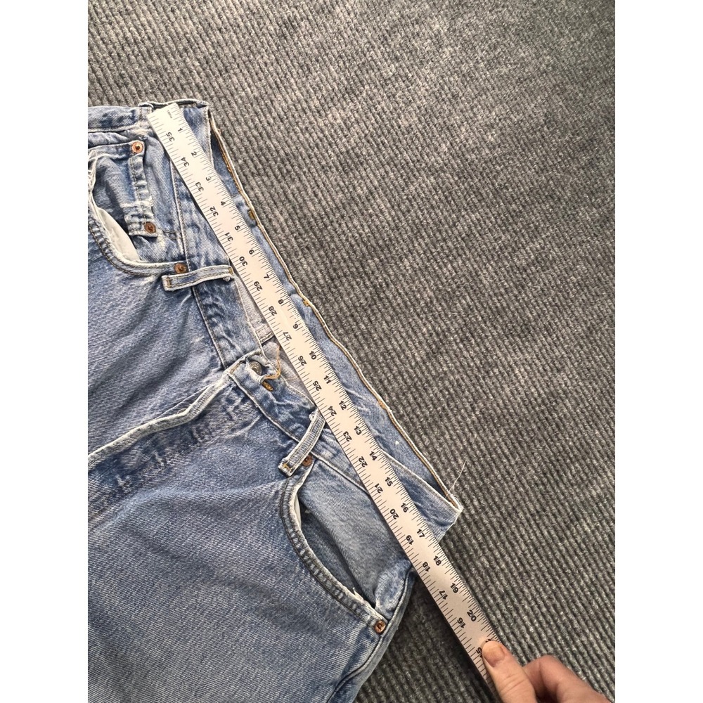 Vintage Levi's 501 XX Jeans Mens 38x32 Button Fly Distressed USA Made Light Wash - Picture 2 of 16